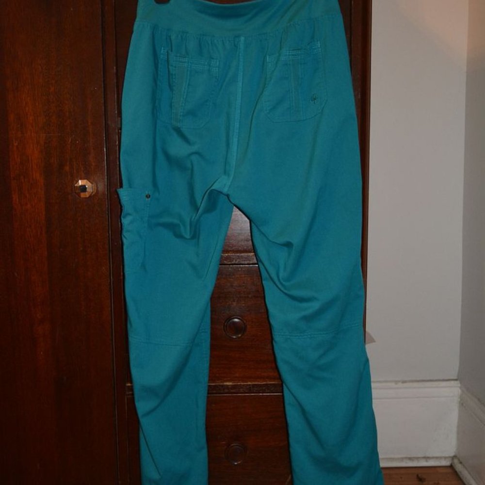 Teal Cherokee Scrub Pants